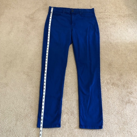 NYDJ Lift Tuck Ankle Jegging Jeans Cobalt Blue Size 10 - Picture 12 of 15